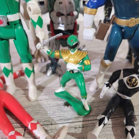 Vintage Might Morphin Power Rangers Zeo Warrior 10 Action Figure Lot - Picture 7 of 10